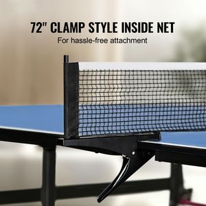 Tavolo da Ping Pong Pieghevole Portatile Moderno in MDF per Montaggio Rapido - Product Image 4