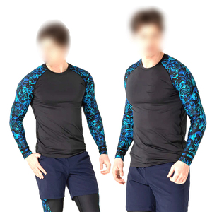 Camiseta de Manga Larga de Color Sólido para Hombre, para Hacer Ejercicio, de Secado Rápido y Cómoda, en Venta - Product Image 6