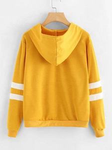 เสื้อฮู้ดผู้หญิงแบบสบายๆ พิมพ์ลายดีไซน์ใหม่ คุณภาพสูง รับสกรีนโลโก้ตามสั่ง ผ้าฟลีซ 100% - Product Image 3