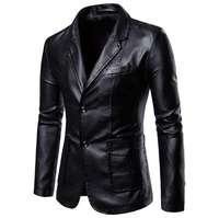 Veste en cuir véritable pour homme, style mode, manteau d'hiver, vêtement d'extérieur décontracté à manches longues, vente en gros