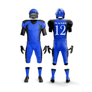 Nuevas llegadas al por mayor, uniformes de fútbol americano baratos para hombre con logotipo bordado por sublimación, conjunto de camiseta y pantalones para club juvenil de todos los equipos. - Product Image 5