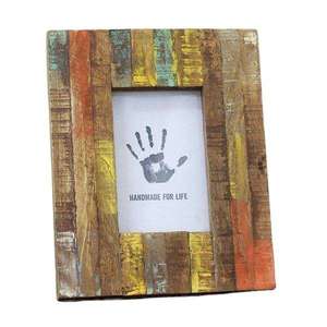 Premium Solid Wood Picture <b>Frame</b> 4x6 | Handmade Natural Rectangle <b>Frame</b> | Decorative Home & Office Gift - Product Image 1