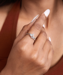 925 Sterling Silver Adjustable <b>Open</b> <b>Ring</b> with Cubic Zirconia Wedding Jewelry Bypass Engagement <b>Ring</b> Bezel Setting Gift For Her - Product Image 4