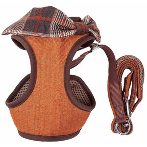 Luxe Pawsh Pettorina e Guinzaglio 2-in-1 Regolabili per Cani, Design a Rete Invertita alla Moda con Papillon - Product Image 5