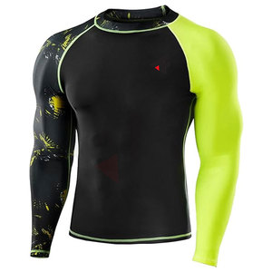 Vêtements d'entraînement slim fit pour hommes, rashguard homme, meilleure vente, rashguard de haute qualité en promotion - Product Image 2