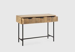 Table console moderne en bois de manguier massif, faite à la main, écologique, pour salon, usage hôtelier, design de base des pieds Manish Art, garantie 1 an - Product Image 5