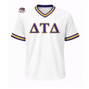 Camisetas Personalizadas de Fraternidad Griega con Diseño Sublimado para Clubes Universitarios, Equipos Deportivos y Eventos - Product Image 1