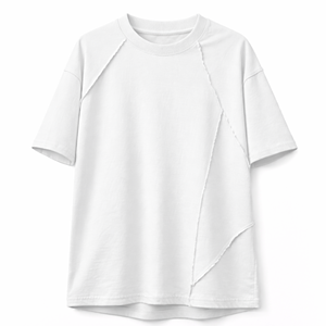 T-shirt oversize en coton et élasthanne pour homme, poids lourd 220 GSM, qualité export - Product Image 4