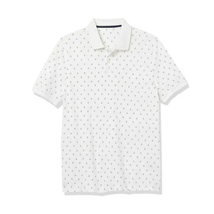 Polo de sport en coton de haute qualité pour homme avec empiècements contrastants, polo pour homme avec empiècements latéraux en maille sport - Product Image 3