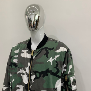 New Trendy Men Custom Eco-Friendly Windproof Bomber Jacket Direct Factory Supplier Fleece <b>Lined</b> Winter Warm Flight <b>Coat</b> Front - Product Image 2