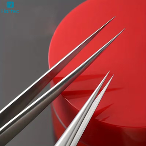 OEM ODM Service Durable Anti-Rust Stainless Steel High-Precision Straight Fine Point Tip High Grip Eyelash Extension Tweezers - Product Image 6