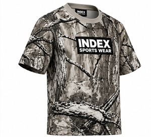 Camiseta de Camuflaje para Hombre, Manga Corta, Cuello Redondo, Sublimada, Deportiva, de Poliéster - Product Image 3
