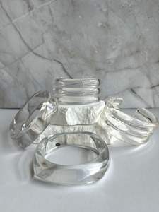 Bracelet en acrylique transparent très vendu, bracelet en résine pour femme, idéal pour les fêtes et les mariages, qualité supérieure, fait main, meilleure vente - Product Image 6