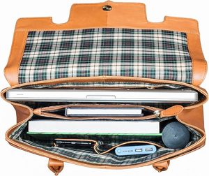 Bolso Tote de Cuero Genuino Clásico de Alta Calidad para Mujer, Diseño Casual con Solapa, Dos Asas, Duradero para Uso Diario, Diseño con Paneles Marrones - Product Image 4