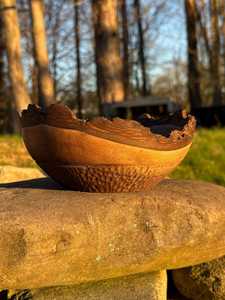 Tazones de Cocina de Madera de Acacia Hechos a Mano, de Lujo, Pulidos, Aptos para Lavavajillas, Utensilios de Cocina, Vajilla - Product Image 4