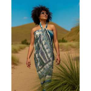 Lot en gros de Saris en soie, Sarongs, Paréos, Écharpes de plage et Cache-maillots de bain 72x45 - Product Image 5