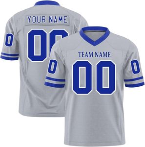 ผู้ผลิตเสื้อฟุตบอลอเมริกันมืออาชีพ ผ้าโพลีเอสเตอร์ตาข่าย พิมพ์ลายแบบซับลิเมชั่น ประสิทธิภาพสูง โลโก้สั่งทำได้ รับผลิตแบบ OEM ODM ชุดยูนิฟอร์มระดับโปร - Product Image 3