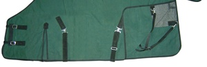 Couverture d'hiver pour chevaux la plus vendue, en toile, pour la course, durable, respirante, avec rembourrage en polaire de coton, portable, imperméable, col standard - Product Image 5