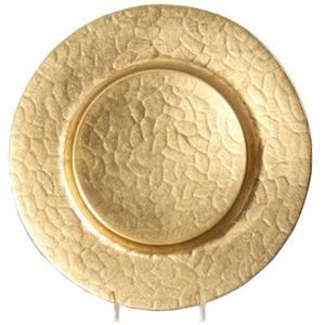 Assiette de service ronde en cuivre vintage de luxe de haute qualité avec bordure dorée, design artisanal vintage, assiette de présentation en métal couleur unie - Product Image 3