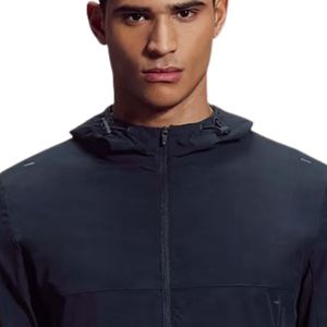 Custom <b>Mens</b> <b>Lightweight</b> Windbreaker <b>Jacket</b> Breathable Performance Sportswear Outdoor Running Coat Full Zip Wholesale Clothing - Product Image 3