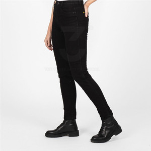 Pantalones Vaqueros de Cintura Alta para Mujer, Invierno, 100% Algodón, Ecológicos, Transpirables, Material Suave y Elástico, con Servicio de Logotipo Personalizado - Product Image 2