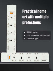 Enchufe de Corriente de la Serie PRIMA con 4 Tomas de Corriente para PC de 13 A, Diseño Único Multi UK/EU, 2 Puertos USB, 2 Puertos USB C, Interruptor de Sobrecarga - Product Image 6