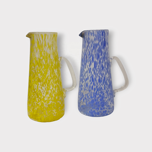 Ensemble de carafes bleues artisanales de luxe en verre pour l'eau et les boissons, vaisselle de cuisine personnalisée de haute qualité, nouveaux cadeaux indiens pour mariage et Noël - Product Image 5