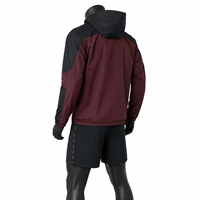 Ensemble de survêtements légers et respirants pour hommes : sweats à capuche demi-zippés, coupe-vent et shorts de course en nylon, OEM ODM