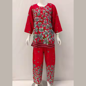 ชุดนอนสองชิ้นกางเกงขายาวสำหรับผู้หญิงชุดนอนยอดนิยมสำหรับใส่ในชีวิตประจำวัน - Product Image 4