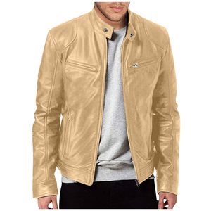 Modern <b>Retro</b> Style Vintage Men's Plus Size <b>Leather</b> <b>Jacket</b> with Quilted Lining Waterproof Winter Motorcycle <b>jacket</b> for men - Product Image 1
