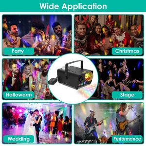 Macchina del fumo da 600W 6000CFM con telecomando wireless, sfera da discoteca RGB, 8 effetti di luce colorati, ghiaccio secco - 8000 ore di intrattenimento - Product Image 6