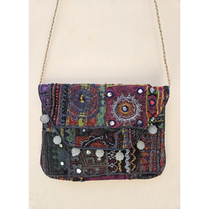 Bolso indio hecho a mano para mujer, bolso de compras Banjara, bolso de Compras de moda para mujer, bolsos de mano de retales Vintage de lujo, hecho artesanal - Product Image 4