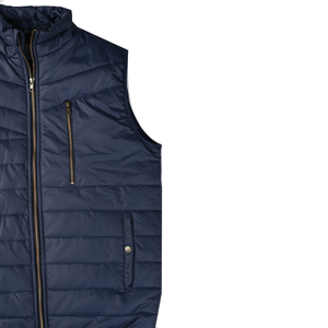 <b>Mens</b> Quilted Waistcoat Vest Sleeveless <b>Gilet</b> <b>Lightweight</b> Warm Outdoor Winter Casual Layering Custom Wholesale Apparel Manufactur - Product Image 4