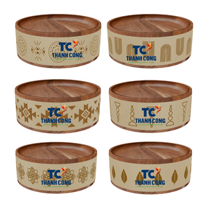 Wholesale Handmade Mother of Pearl Leather Multi-Function Eco-Friendly Cake Stand for Arabian <b>Gift</b> in <b>Ramadan</b> & Eid Decoration - Product Image 2