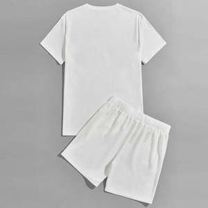 Conjunto Deportivo Casual de Otoño para Hombre, Diseño 2 en 1, Ligero, de Poliéster/Algodón, Largo hasta la Rodilla, para Playa - Product Image 4