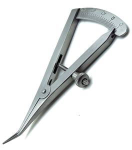 Jauge Iwanson pour orthodontie dentaire, calibre de couronne, instruments de mesure de l'épaisseur des dents, manuel, par Blush Surgical - Product Image 2