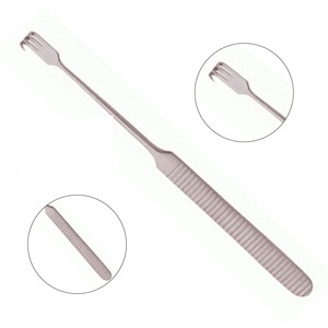 Retractor Quirúrgico de Acero Inoxidable RSI GKQ04 de 17 cm, Instrumento Médico Reutilizable con Certificación CE Clase II para Ortopedia Veterinaria - Product Image 1