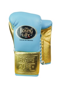 ถุงมือชกมวยหนังแท้ No Boxing No Life แบบผูกข้อเท้า ปิดนิ้วมือเต็มรูปแบบ สำหรับฝึกซ้อม - Product Image 4