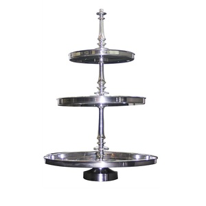 Luxury Handmade Cake Plateau Metal Cake Stand for Wedding Birthday Party Dessert Display - Product Image 6