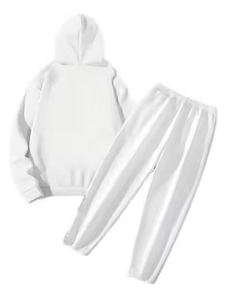 Ensemble de survêtements personnalisés imprimés en gros pour hommes, en molleton, style streetwear, deux pièces - Product Image 3