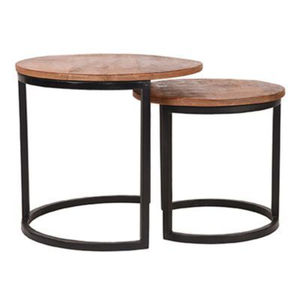 Mesa de Centro de Metal y Madera de Aspecto Impresionante, Forma Personalizada para el Hogar y la Oficina, Muebles Decorativos, Mesas de Café Hechas a Mano - Product Image 1