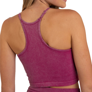 Top Deportivo Corto para Yoga, Ligero, Talla Grande, Espalda Cruzada, Elástico, Soporte Medio, Diseño Ajustable con Tirantes para Mujer - Product Image 4