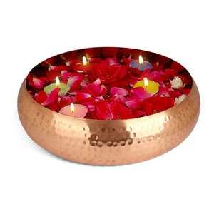 Urli de Cobre Más Vendido para Uso Espiritual, Tamaño Personalizado, Ecológico, Hecho a Mano, Recipiente para Velas, Decoración del Hogar, Día de San Valentín - Product Image 5