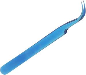Pinzas para Extensión de Pestañas de Fibra, Volumen 45, 90 Grados, Pinzas Metálicas de Alta Calidad para Venta al Por Mayor - Product Image 1