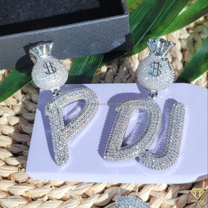 Collar con colgante personalizado único de moda 999 con VVS Lab Grown Diamond Shine 925 Silver Hip Hop Declaración Joyería para fiestas - Product Image 2