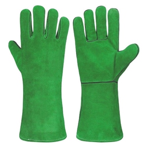 Gants de sécurité industriels en cuir de vachette ignifuge, résistants à l'abrasion, pour barbecue, grillades, viande, soudeurs, CE CATll - Product Image 4