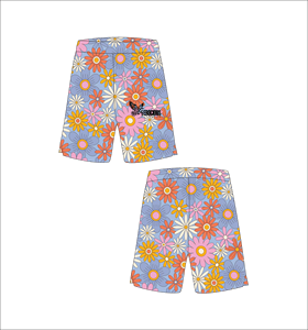 Ferocious Men's Floral Board <b>Shorts</b> <b>Plus</b> <b>Size</b> <b>Elastic</b> <b>Waist</b> Printed Casual <b>Short</b> <b>Shorts</b> Mid Rise Right Leg Logo Wholesale OEM - Product Image 1