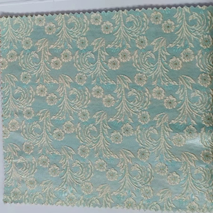 Tissu brodé de luxe en viscose/polyester HONEY LACE pour robes féminines, résistant aux taches et aux plis, taille moyenne - Product Image 1