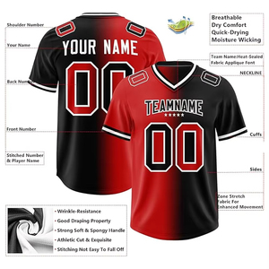 Custom American Football Jersey Gray Green Mesh V-Neck Short Sleeve Breathable Sublimated Print Men's Adult Team <b>Name</b> Number 00 - Product Image 5