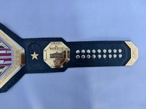 Ceinture de champion UFC plaquée or en cuir léger MMA unisexe, équipement durable d'arts martiaux, 1 pièce - Product Image 2